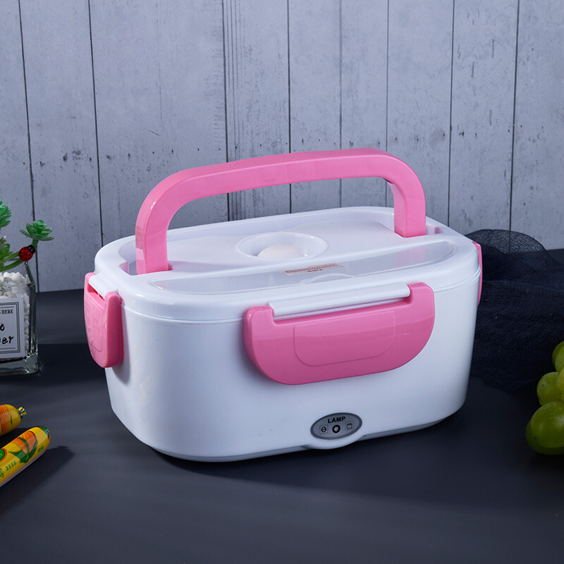 2-in-1 Electric Heating Lunch Box — Heat Food at Work or in Your Car.