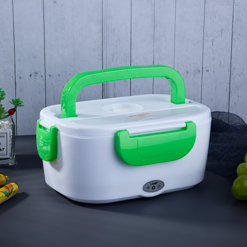 2-in-1 Electric Heating Lunch Box — Heat Food at Work or in Your Car.