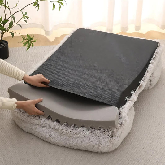 Plush Dog Sofa Bed FlawlesssVibesss