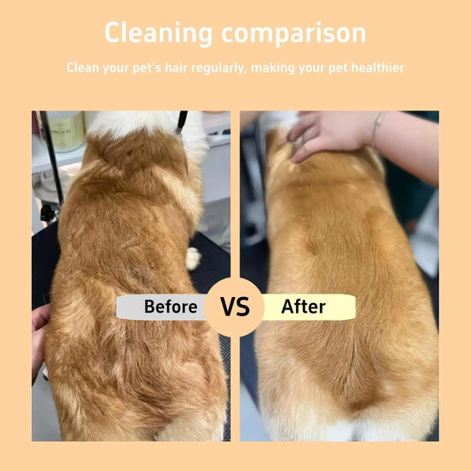 Pet Flea & Grooming Comb, Self Cleaning FlawlesssVibesss