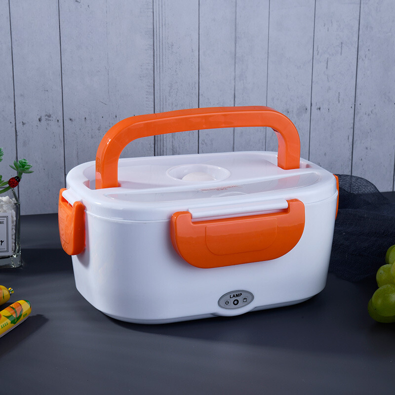 2-in-1 Electric Heating Lunch Box — Heat Food at Work or in Your Car.