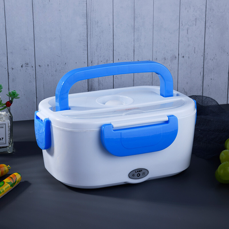 2-in-1 Electric Heating Lunch Box — Heat Food at Work or in Your Car.